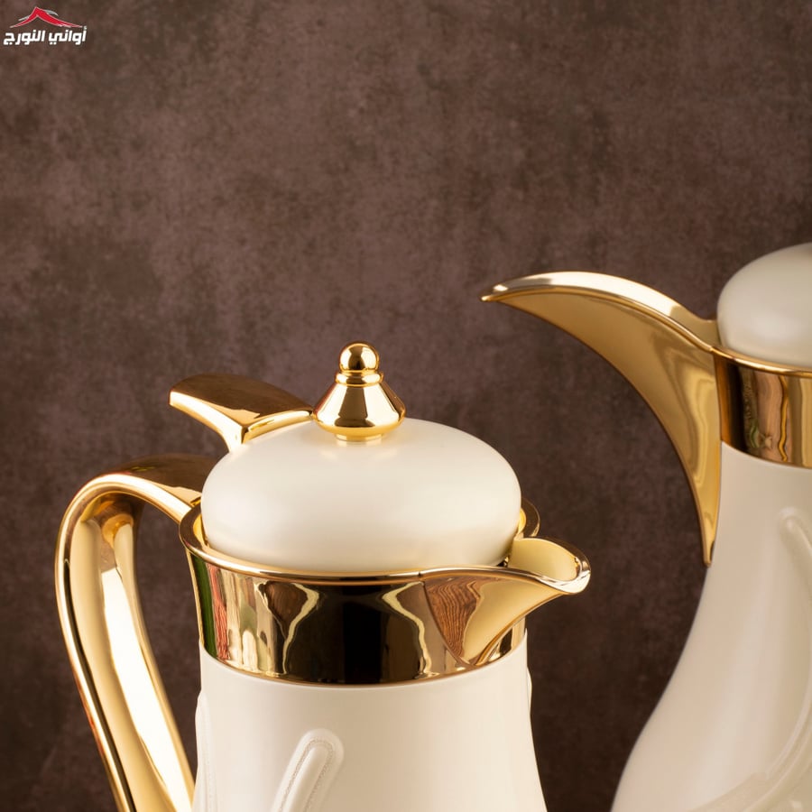 طقم ترامس سيدار لؤلؤي مذهب
