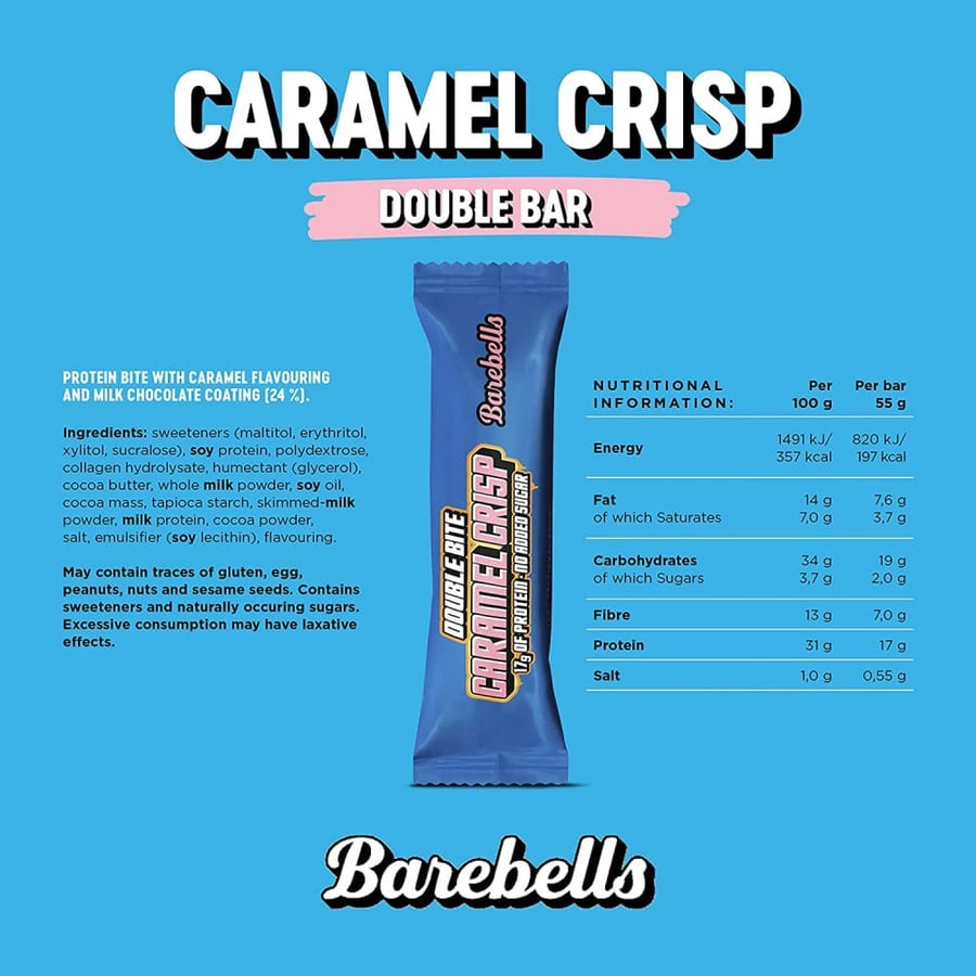 Barbells Protein Bar Crispy Caramel