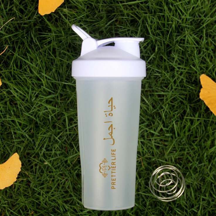 600 ml size shaker with a metal ball available in several colors