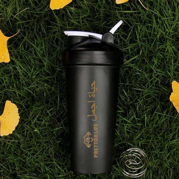 600 ml size shaker with a metal ball available in several colors