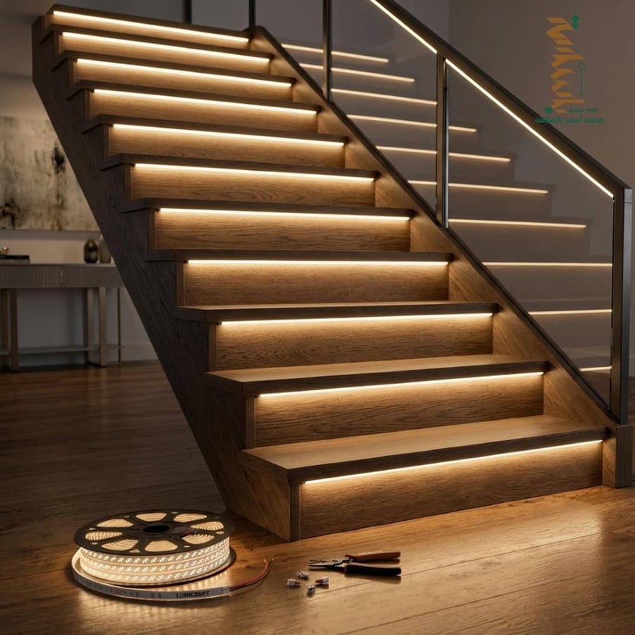 بكج طقم شريط إضاءة LED(3 خط) + توصيلة جودة عالية