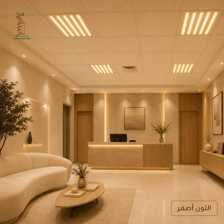 إنارة شرائح LED للسقف المستعار 60×60 سم – 6 شرائح