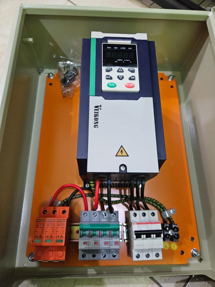 Diving converter 7 horsepower with protective box and lightning arrester: safety and efficiency in operation