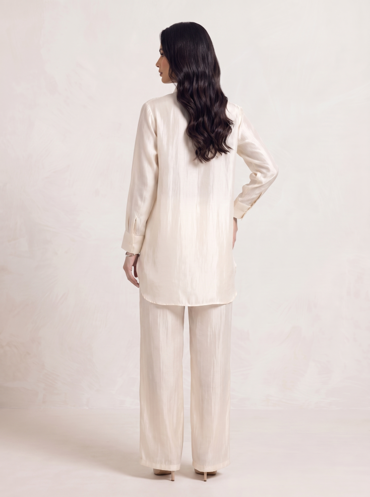 Crepe set with long blouse 469728