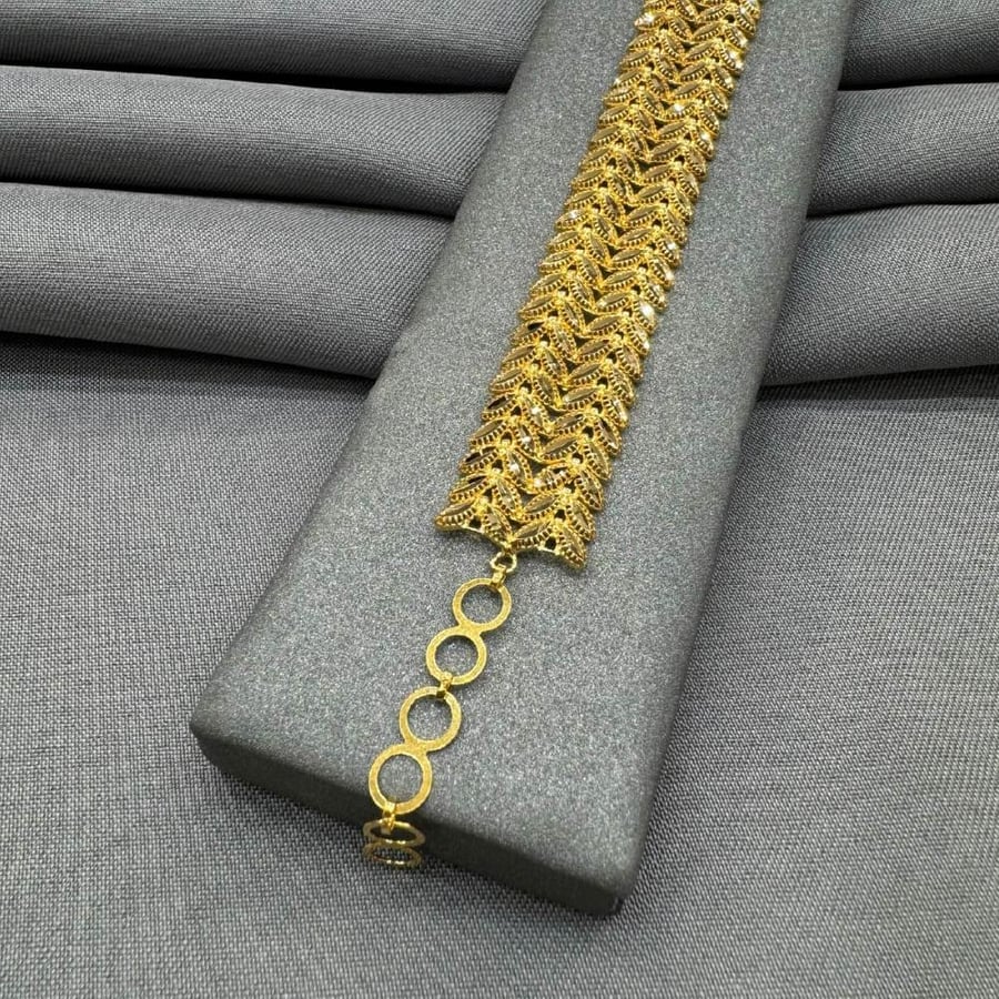 اسوارة ذهب طايحة  عيار 21