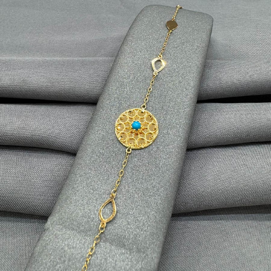 اسوارة ذهب طايحة عيار 21