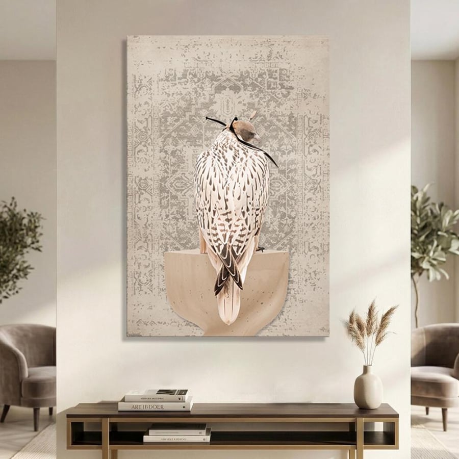 لوحة جدراية كانفس بتصميم تراثي