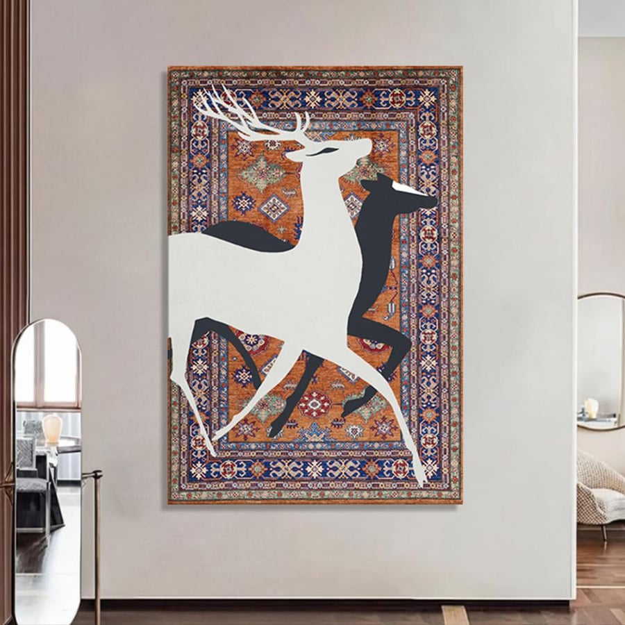 لوحة جدرايةفنية كانفس بتصميم سجاد مودرن