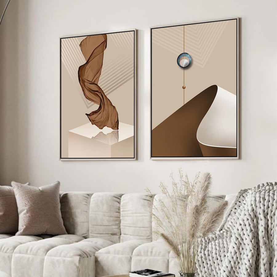 طقم لوحات ثنائية | بتصميم مودرن عصري
