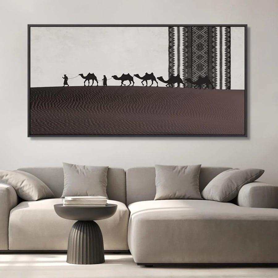 لوحة جدراية كانفس بتصميم تراثي