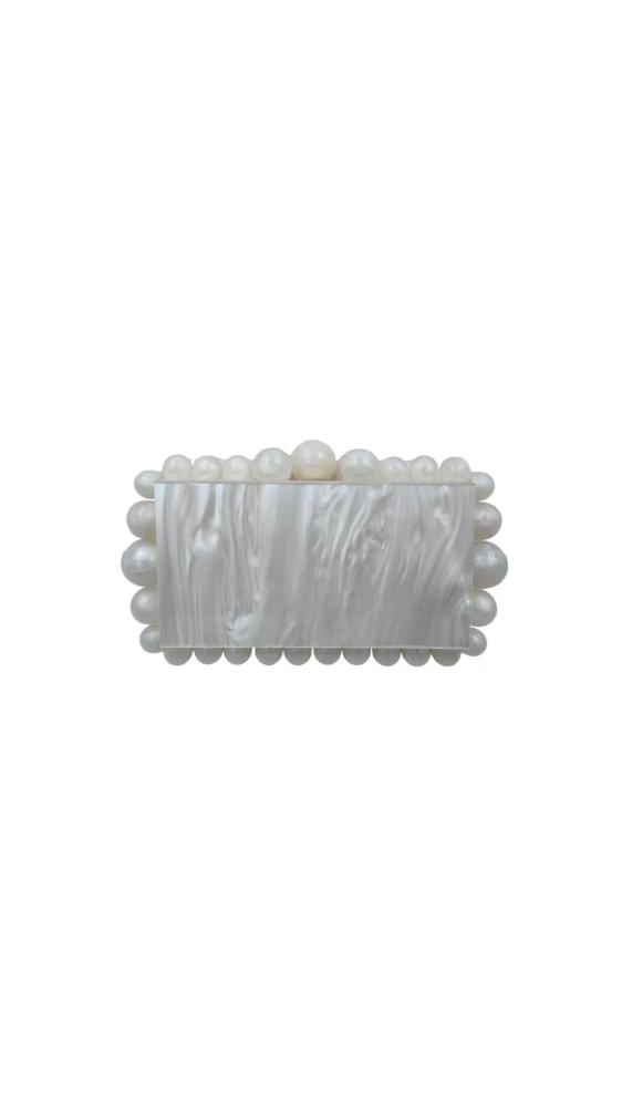 Velori White Clutch