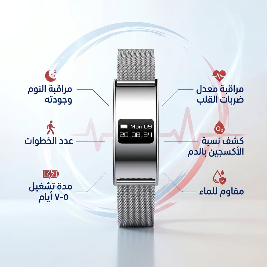 سوار ذكي بشاشة