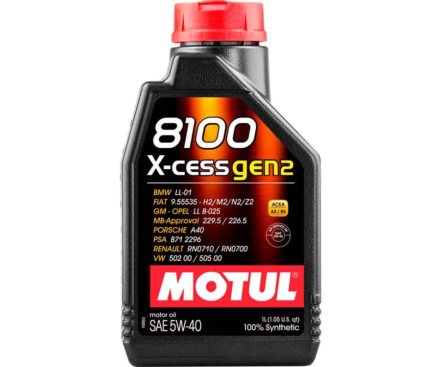8100 X-CESS GEN2 5W-40 -زيت تخليقي بالكامل