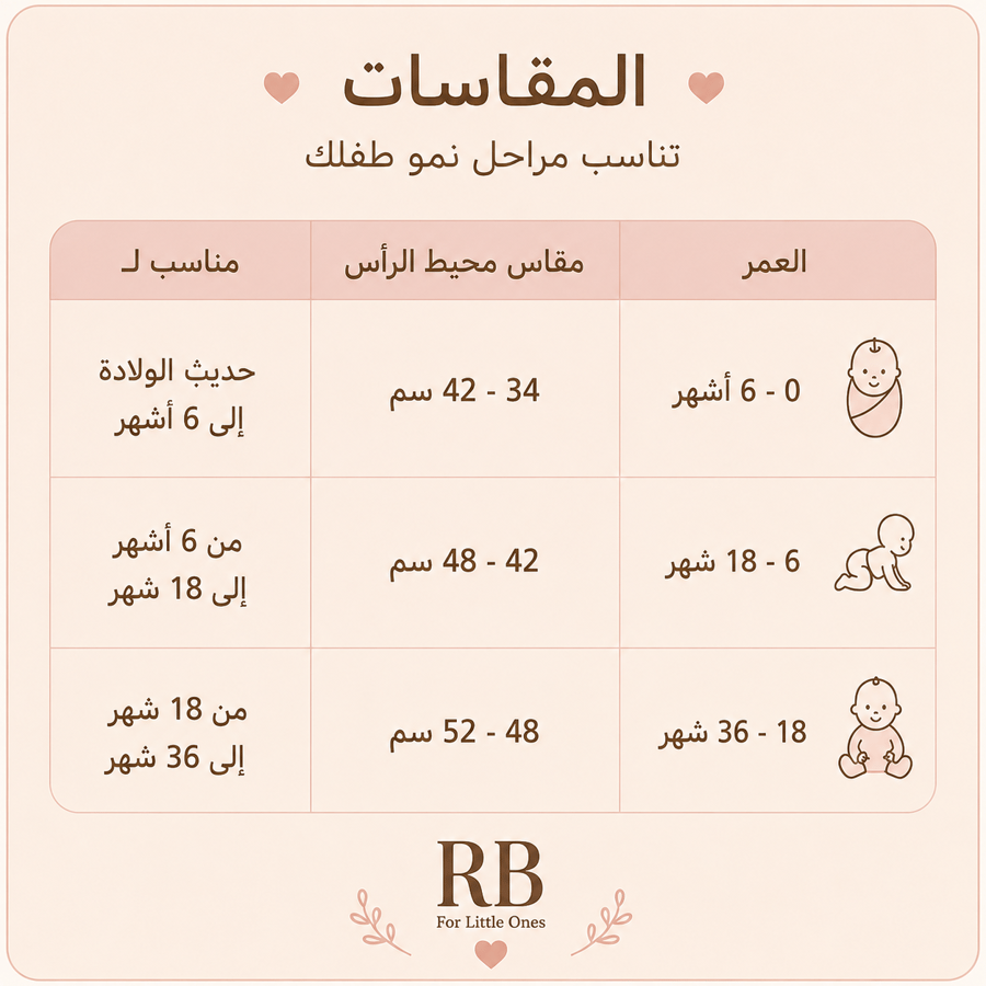 قبعات للأطفال حديثي الولادة مزينة بفيونكات ثلاثية الأبعاد