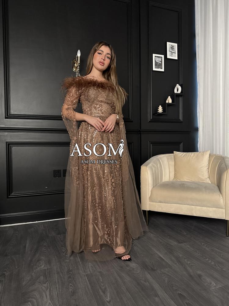 فستان شك سهرة تطريز