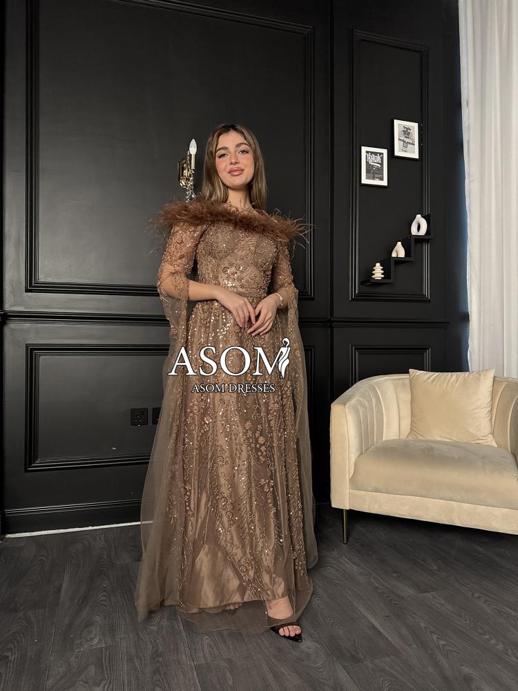 فستان شك سهرة تطريز