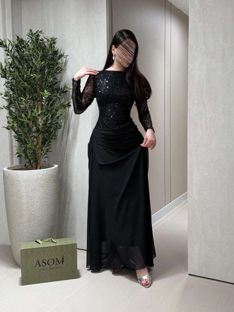 فستان ابتهاج اسود