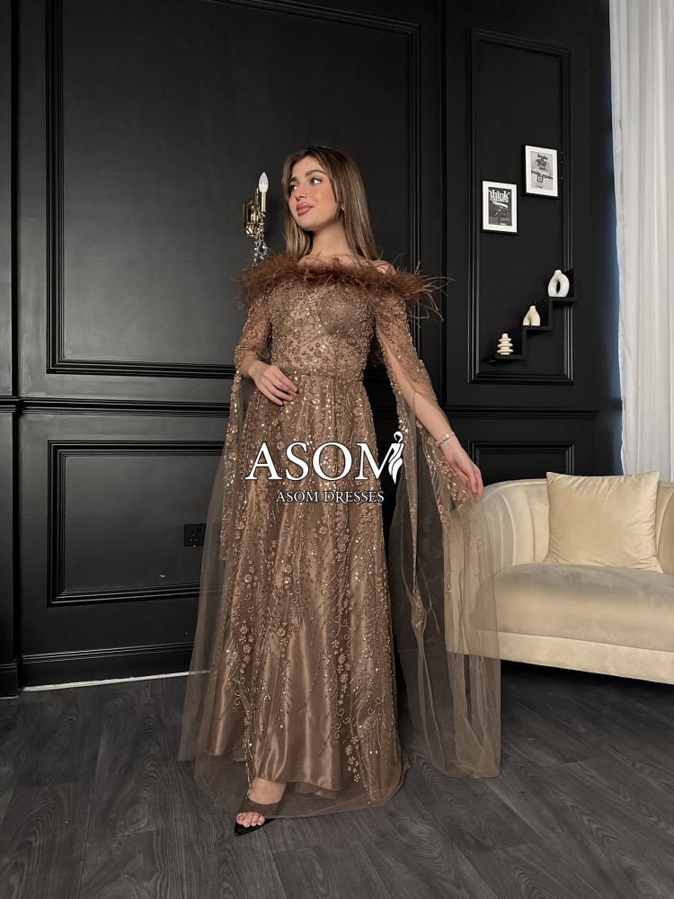 فستان شك سهرة تطريز