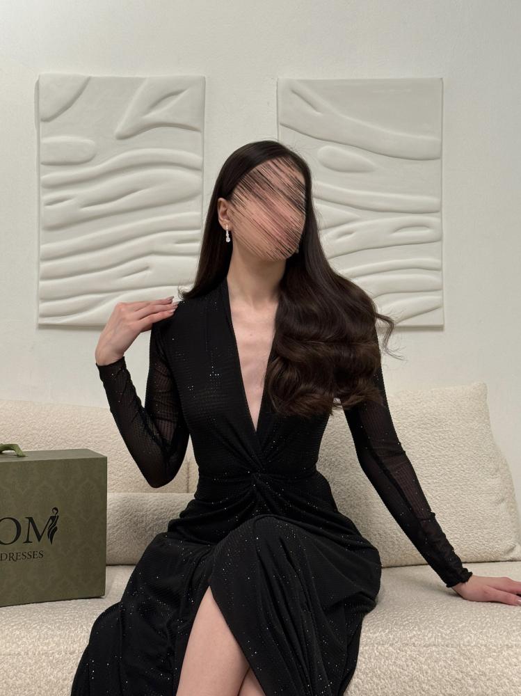 فستان عتاب اسود