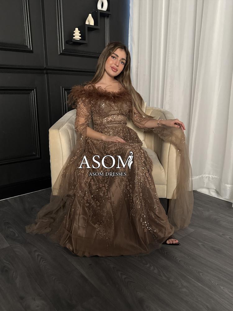 فستان شك سهرة تطريز
