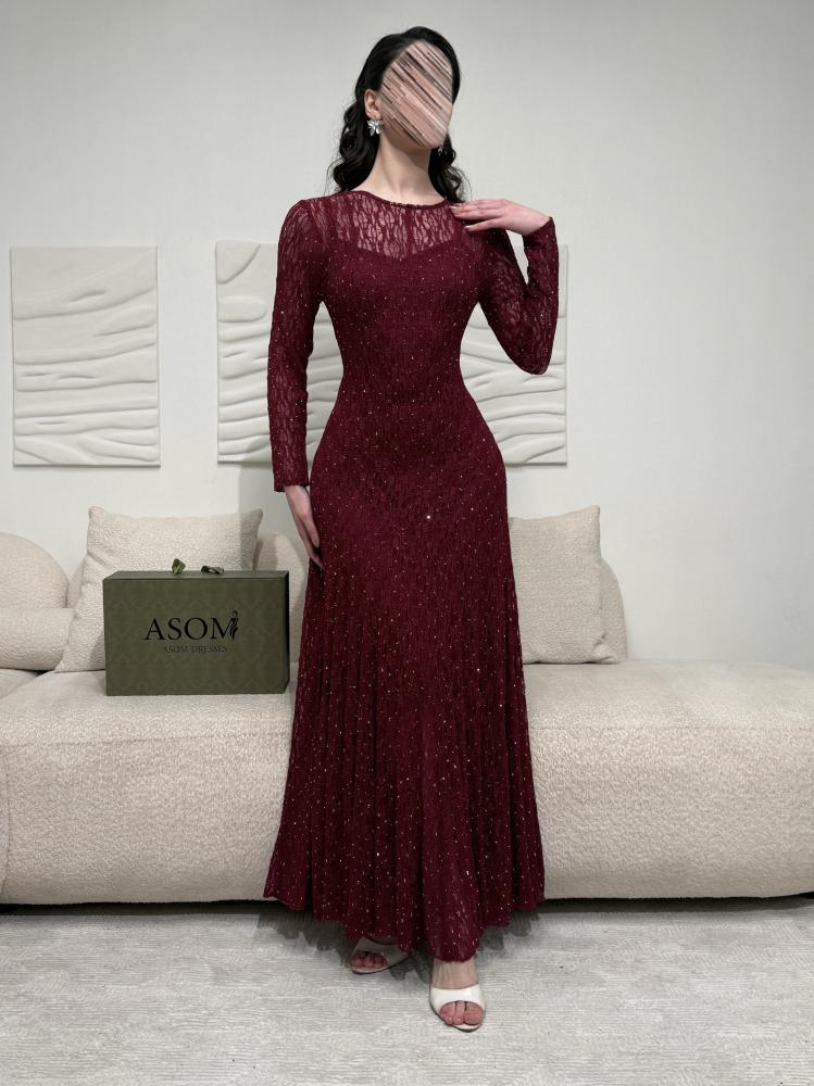 فستان استرتش عودي