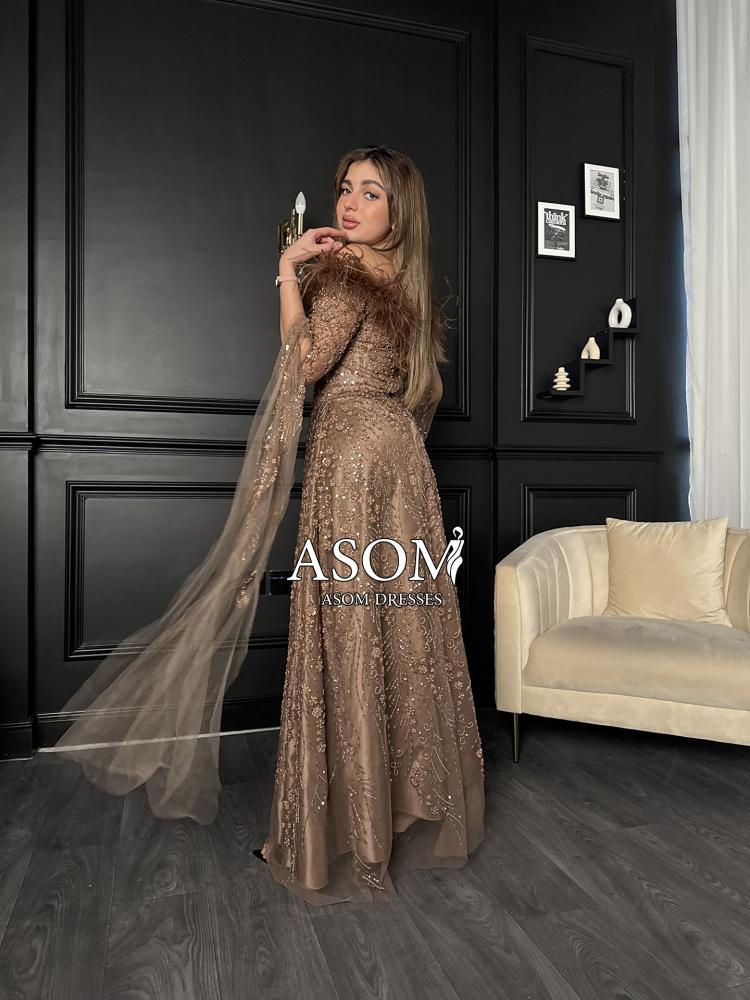 فستان شك سهرة تطريز