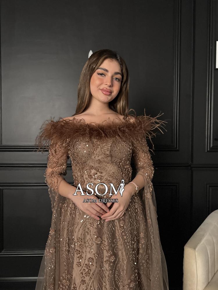 فستان شك سهرة تطريز