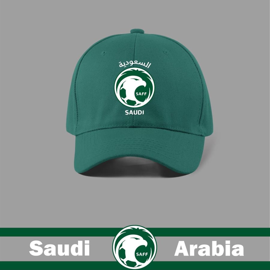 كاب بشعار المنتخب السعودي