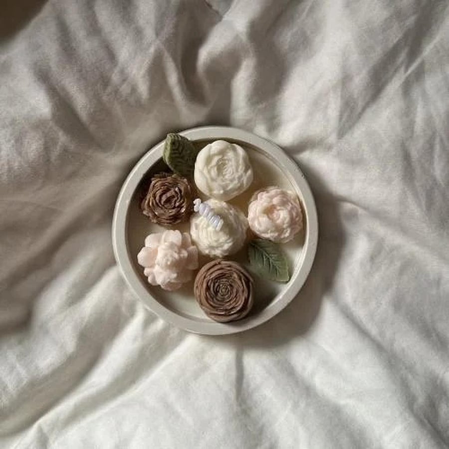 شمعة الوردة