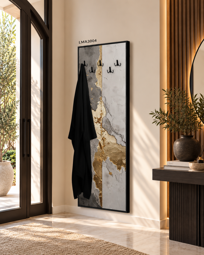 لوحة ذهب الجدار لتعليق العبايات 80x180