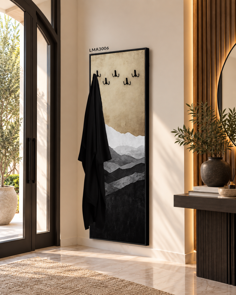 لوحة جبلي لتعليق العبايات 80x180