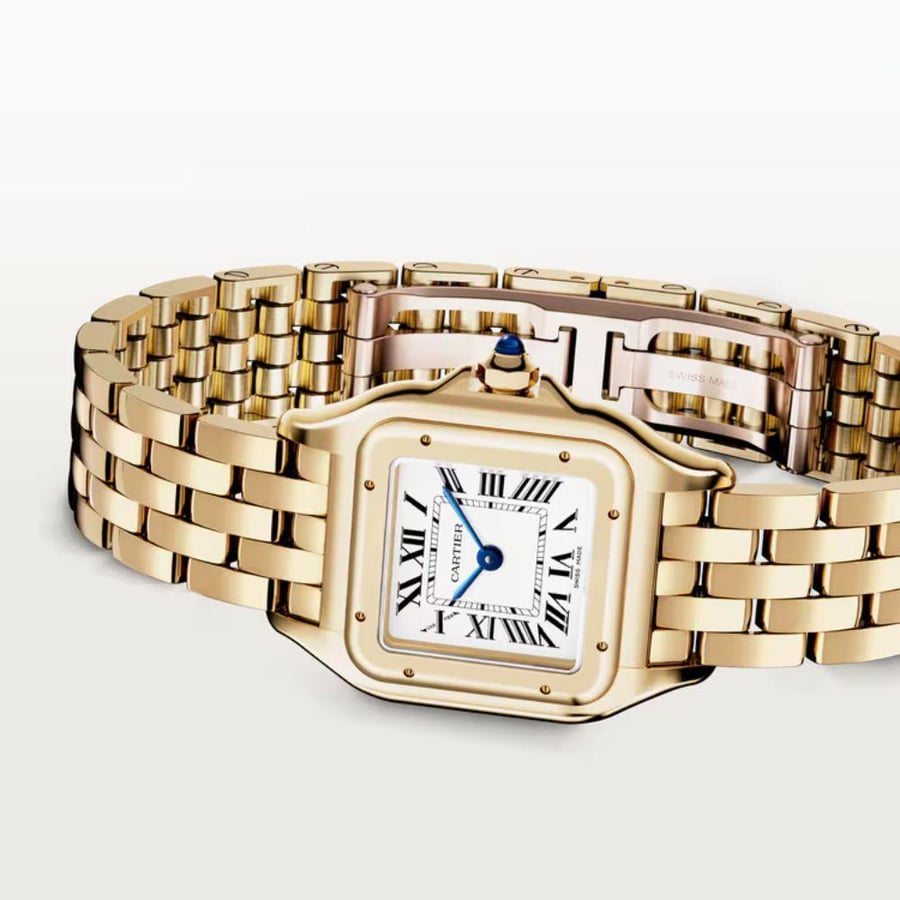 ساعة بانثير دو كارتييه باللون الذهبي – نسائية Cartier Panthère de Cartier Watch – Gold