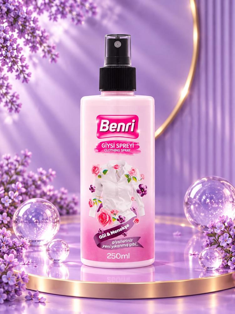 Benriبخاخ للملابس / معطر للأقمشة (Giysi Spreyi)