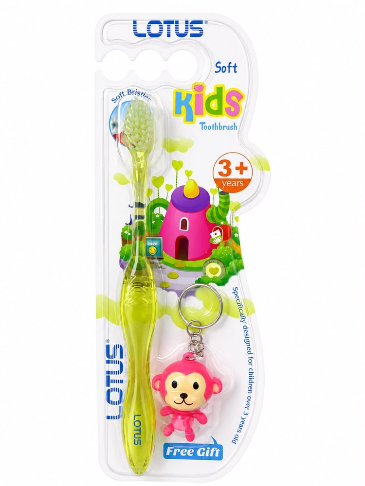 lotus toothbrush & monkey