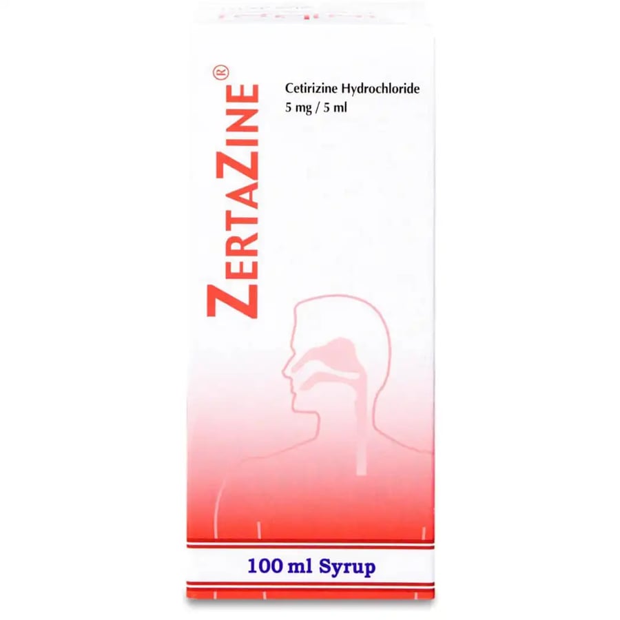 Zertazine 5mg/5ml Syrup 100ml