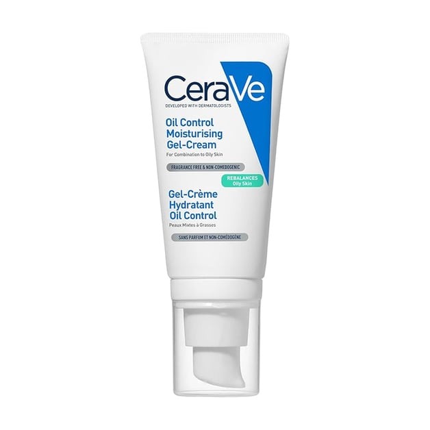 Cerave, Gel cream, Oil Control, Moisturizer For Oily Skin - 52 Ml