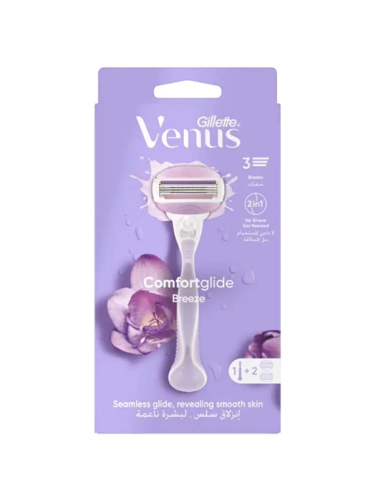 Gillette Venus Comfort Glide Women Razor + Head Refill