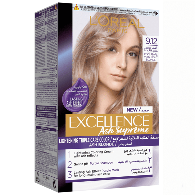 Loreal Excellence 9.12 VERY LIGHT BLONDE Hair Color