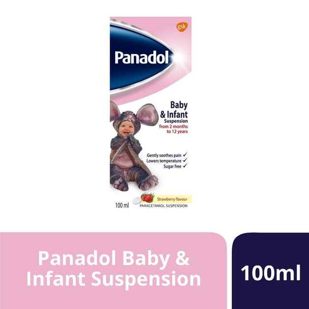 Panadol Baby Infant 120mg/5ml Suspension 100ml