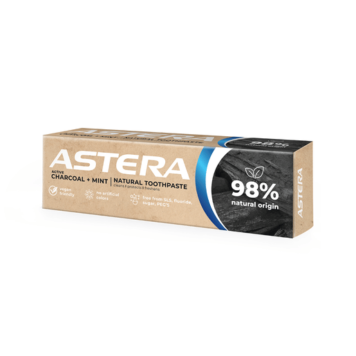 ASTERA CHARCOAL NATURAL T/P 75ML