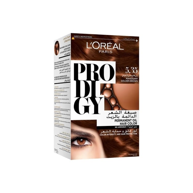 Loreal Prodigy Hair Color 5.35 Mahogany Golden Brown