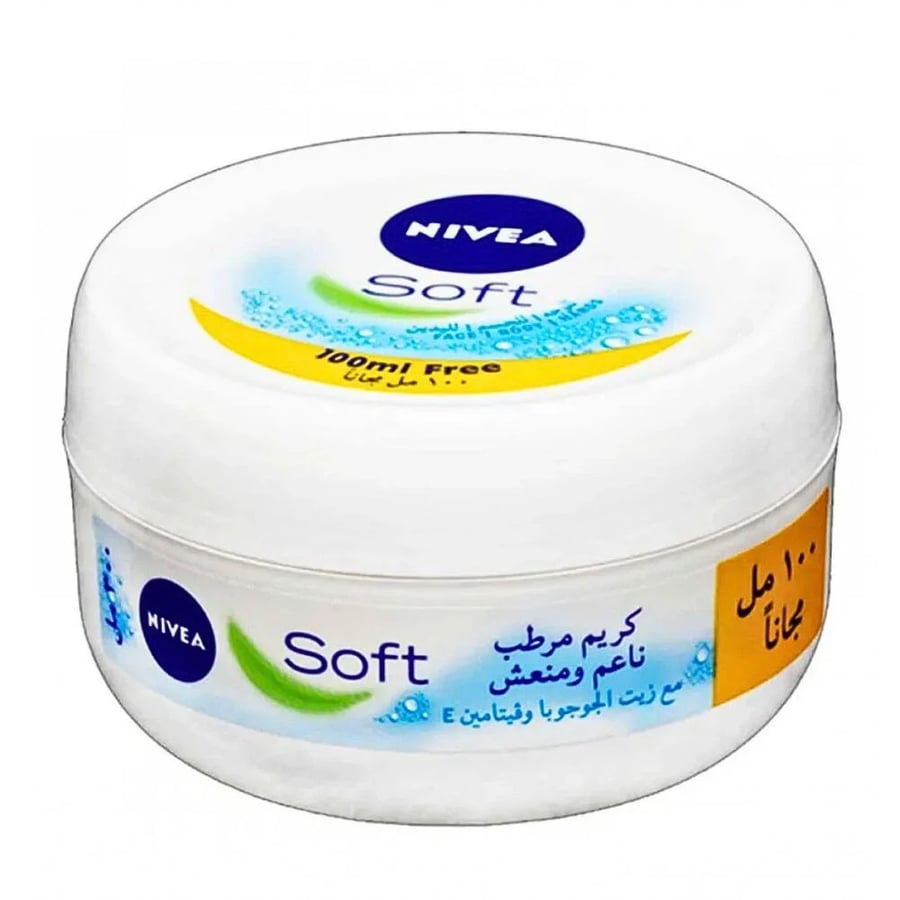 Nivea Soft Moisturising Cream 200ml + 100ml Free