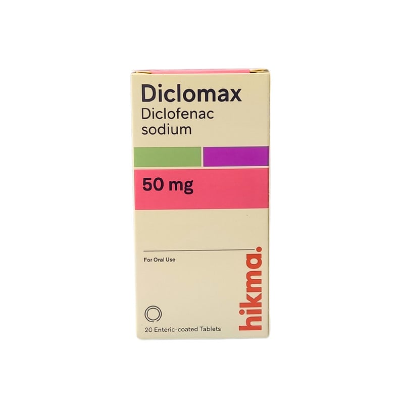 Diclomax 50mg Tablet 20