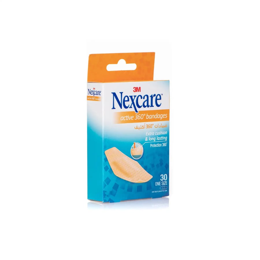 NEXCARE 3M ACTIVE 360 BAND ONE SIZE 30 PC