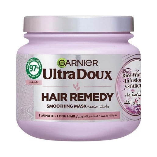 GARNIER U/DOUX MASK RICE WATER 340 ML