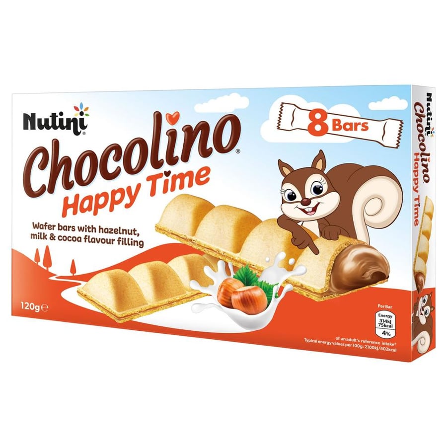 نوتيني شوكولينو هابي تايم - أصابع ويفر محشوة | Nutini Chocolino Happy Time