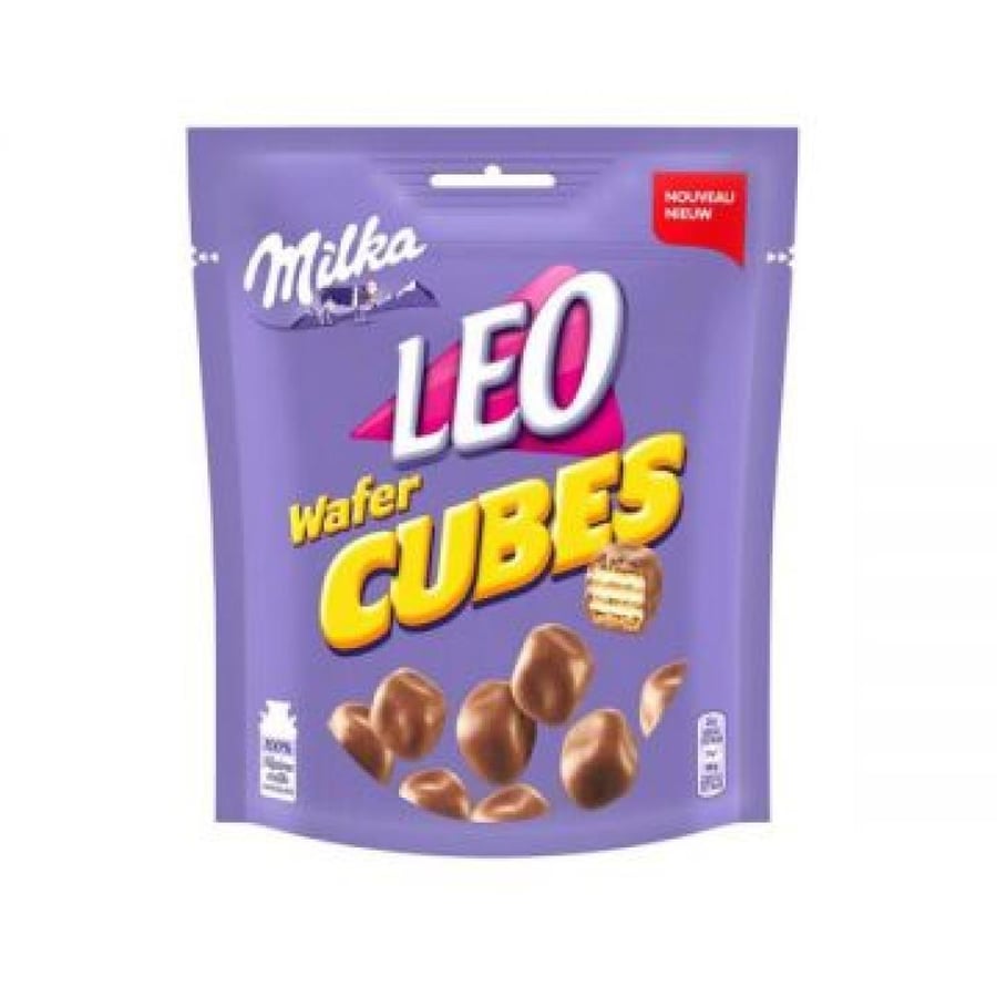 Milka Leo Wafer Cubes 150g - مكعبات ويفر ميلكا ليو 150 غرام