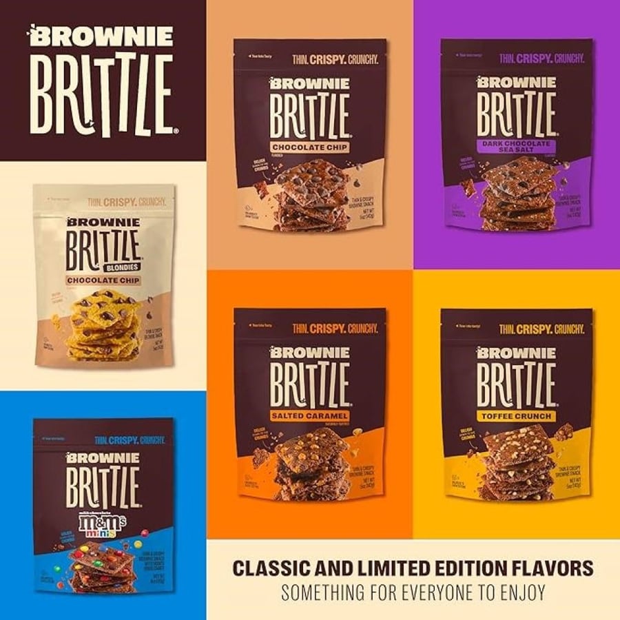 براوني بريتل ام اند امز   113 جرام - Brownie Brittle M&M's 113g