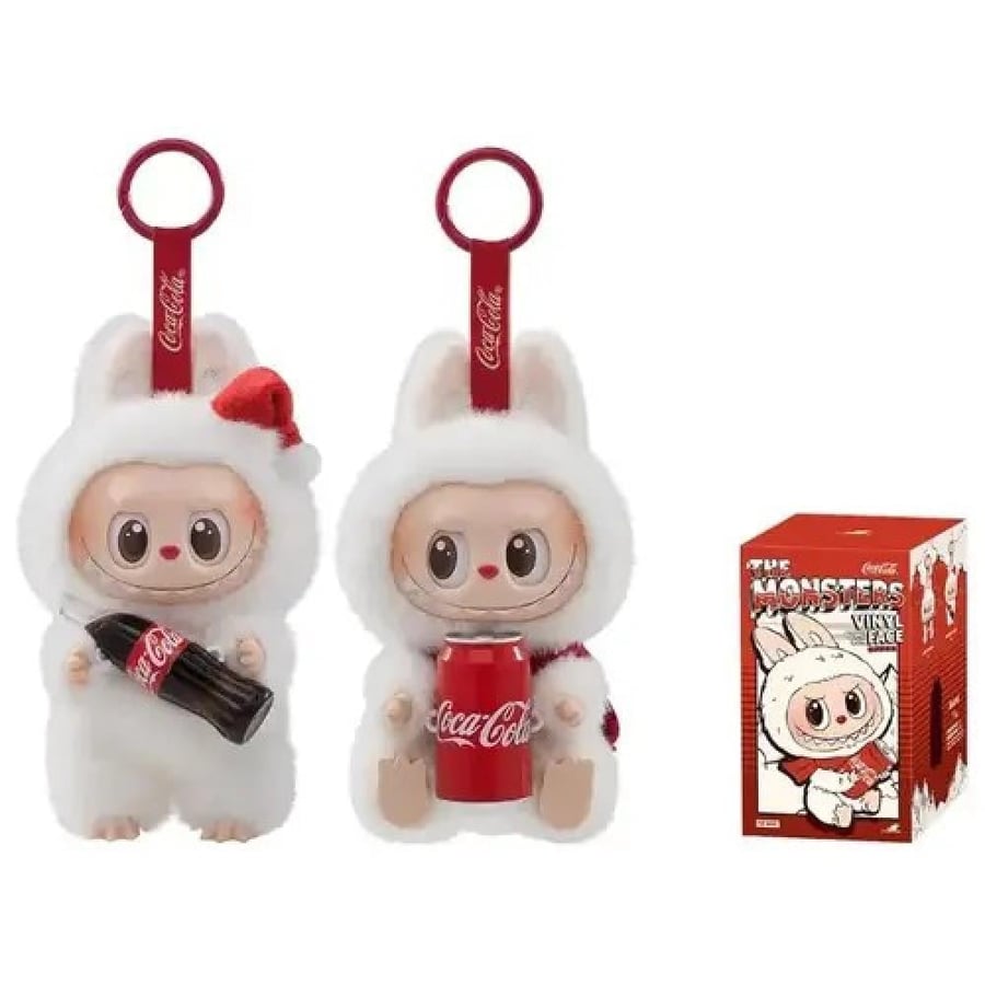 مجسم بوب مارت ذا مونسترز لابوبو كوكاكولا (صندوق عشوائي) | POP MART The Monsters Labubu x Coca-Cola Vinyl Face Blind Box