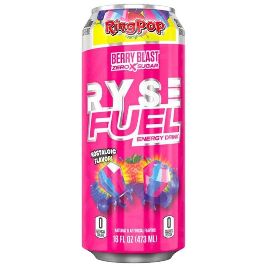 RYSE Fuel مشروب الطاقة الخالي من السكر | مناسب للنباتيين, خالي من الجلوتين 473 مل